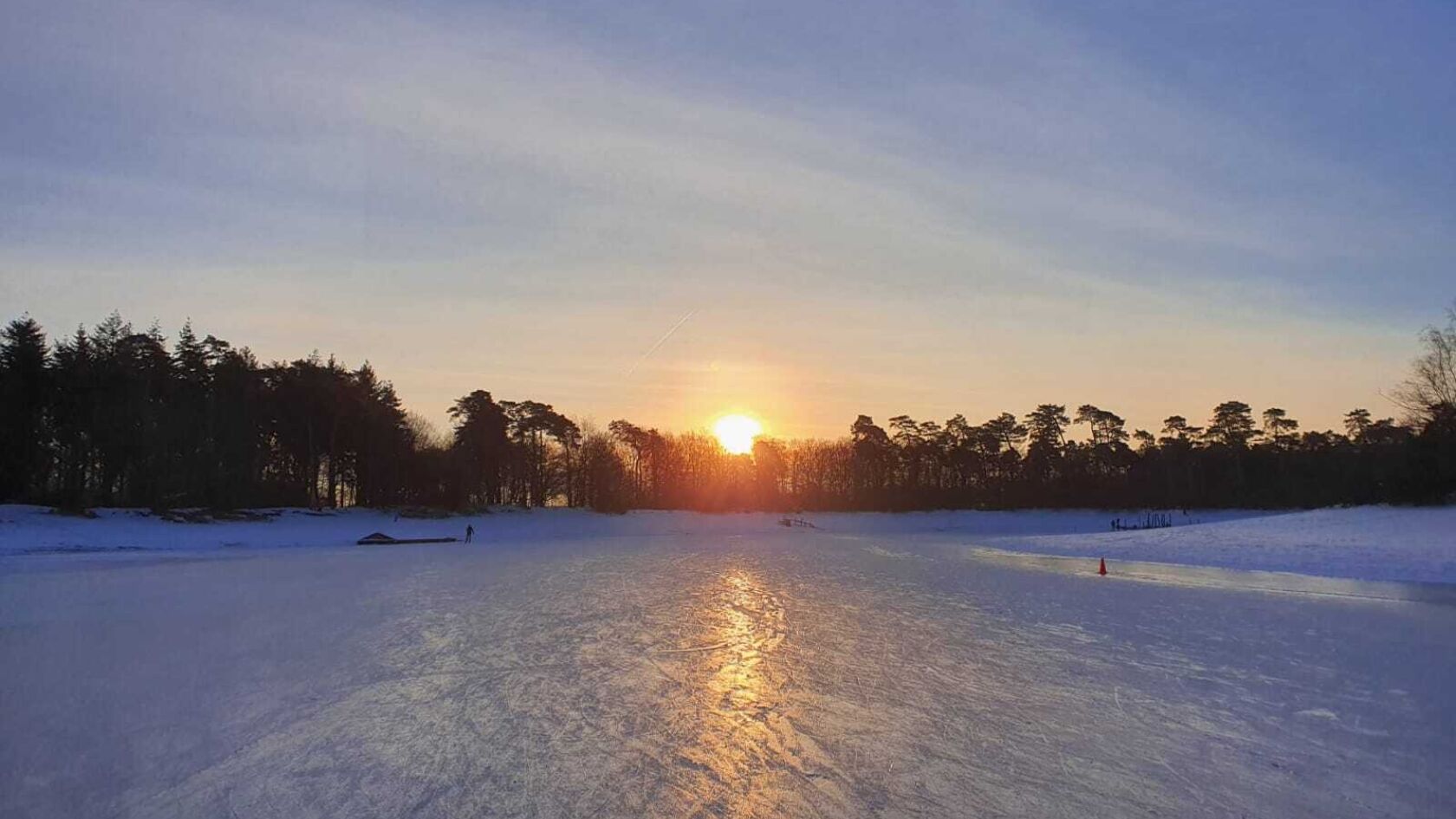 Kees Larooij verruilde zijn hardloopschoenen voor schaatsen