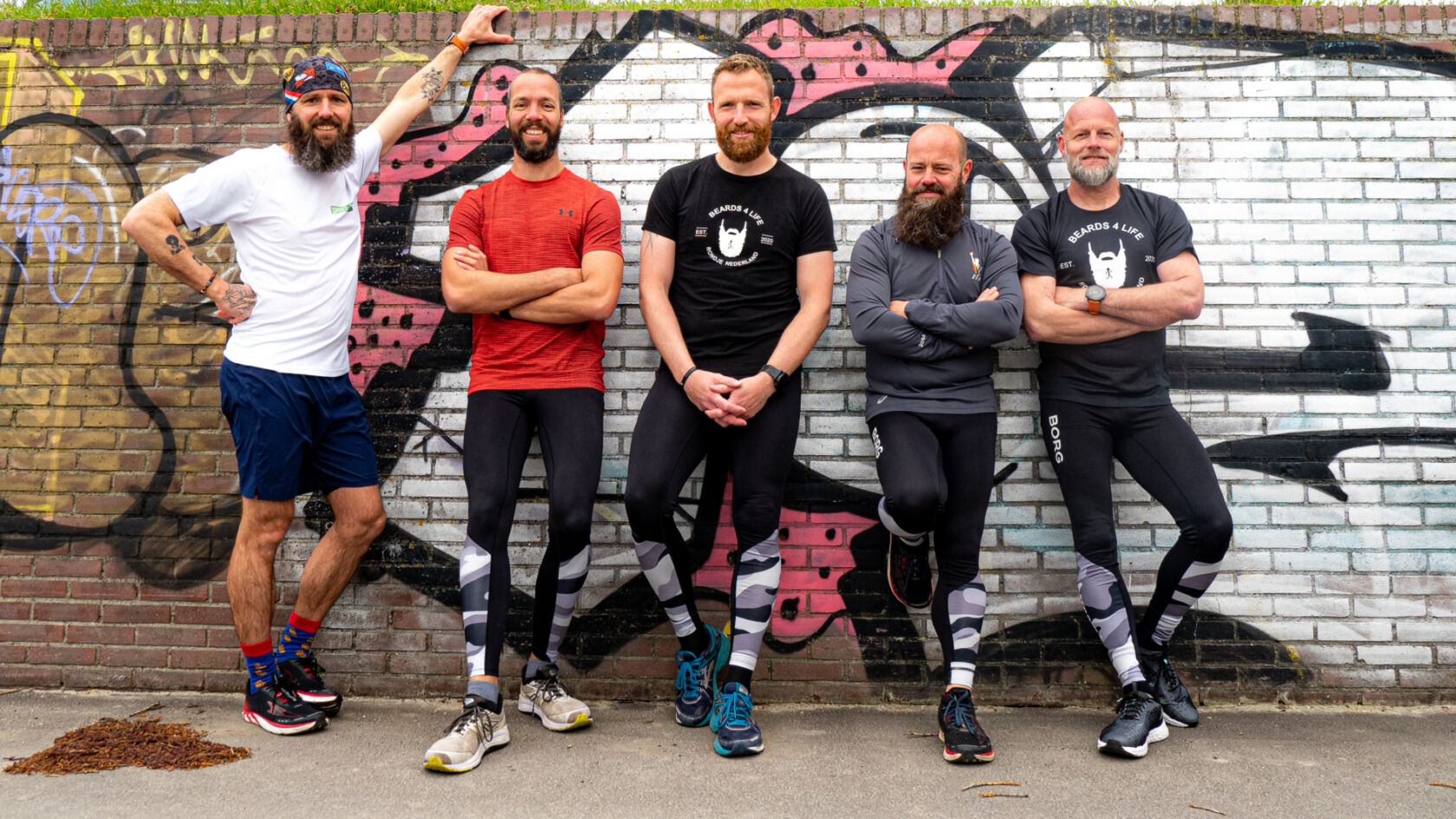 Team Beards4life rent een Rondje Nederland tegen depressie