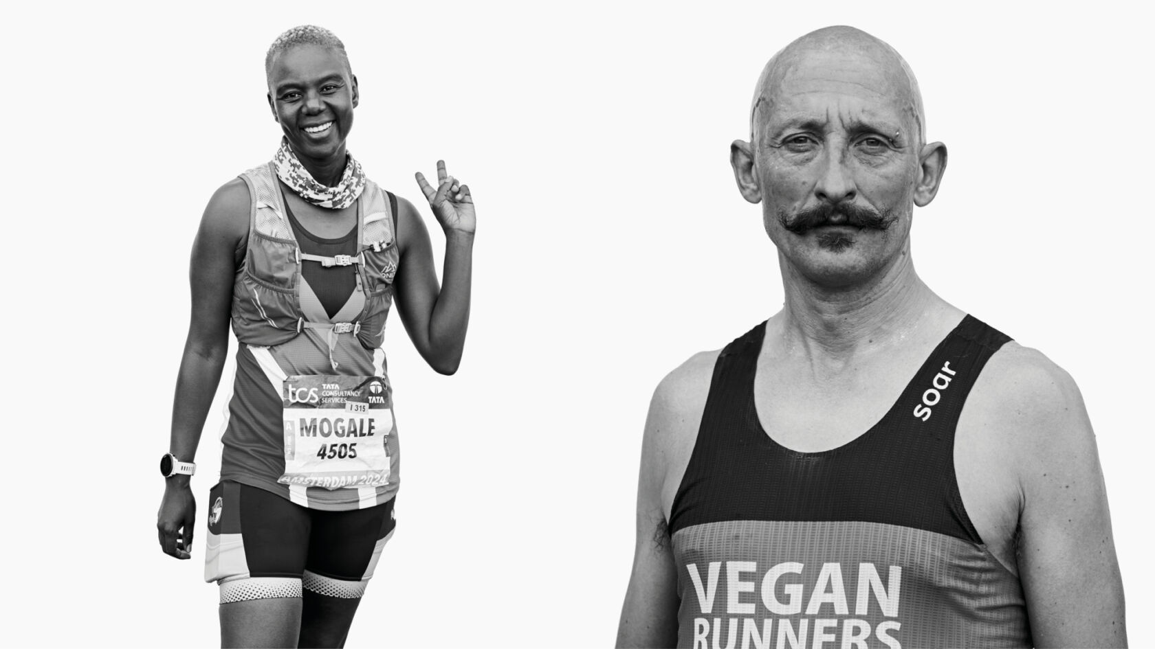 De lopers van de TCS Amsterdam Marathon