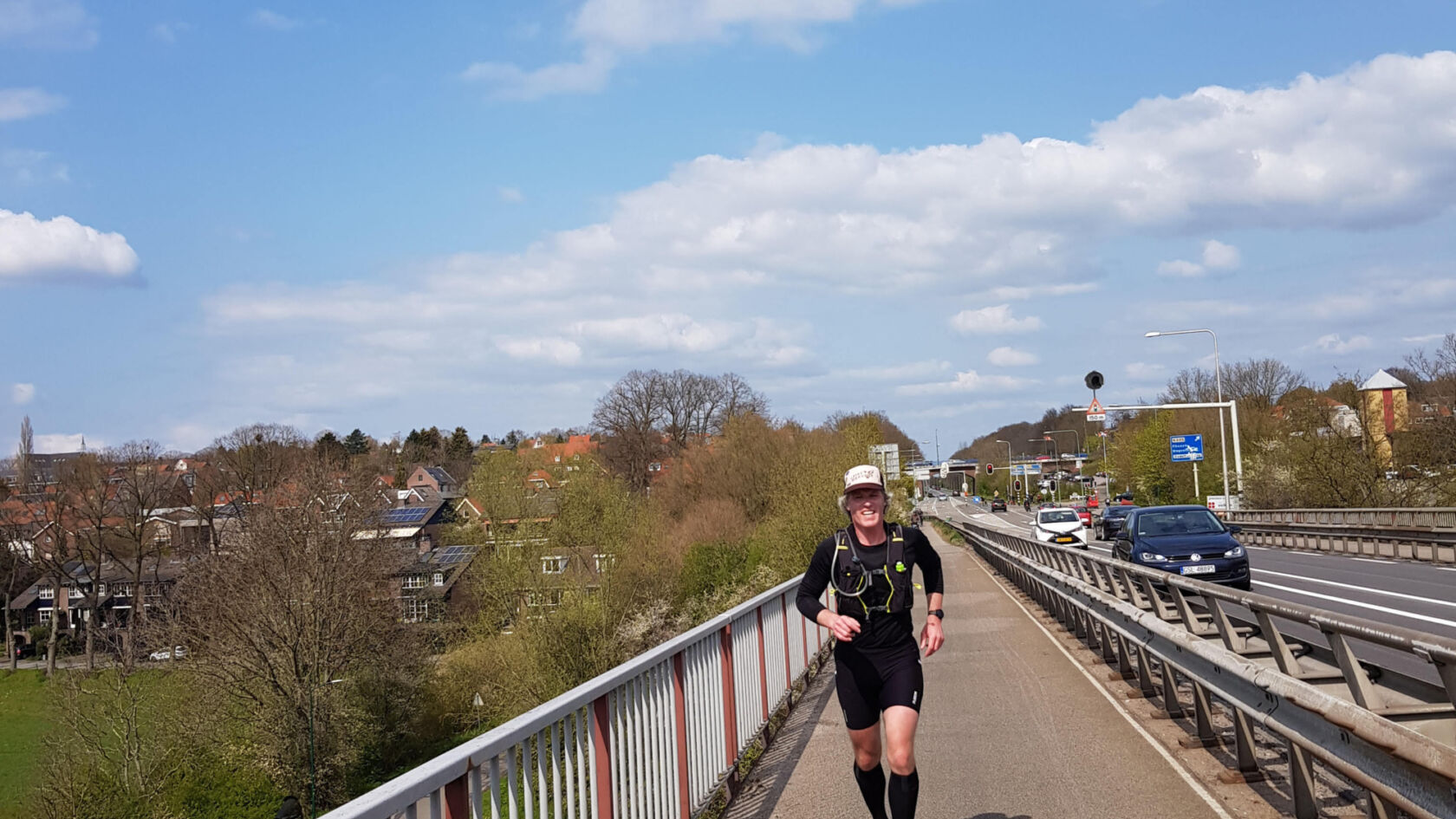 Paul liep in één dag dwars door Nederland