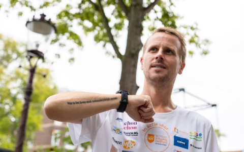 Jeroen loopt 365 dagen voor het Prinses Máxima Centrum