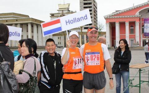 Jaap en Mea reizen hardlopend de wereld rond