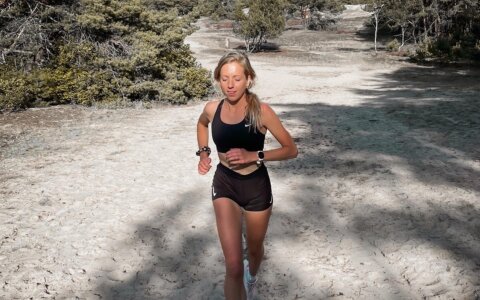 Monique loopt de Dam tot Damloop voor Stichting ALS