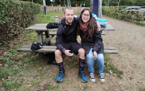 Danny van Haren liep 100 kilometer voor het goede doel