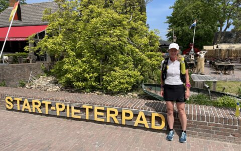 Irene doorkruist Nederland hardlopend van noord naar zuid