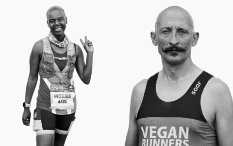 De lopers van de TCS Amsterdam Marathon