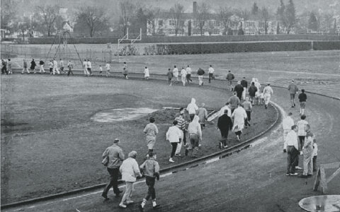 De grootouders van het hardlopen
