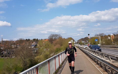 Paul liep in één dag dwars door Nederland
