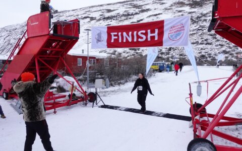 Rian liep de koudste marathon op aarde