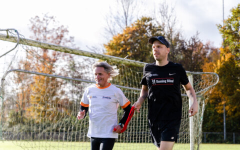 Martijn wil de snelste Running Blind loper van Nederland worden