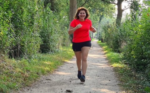 Nanette loopt 10 km voor Stichting Maximaal Geluk