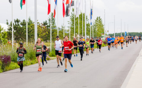 Yanmar Almere City Run: mix van feestelijk stads en verrassend groen