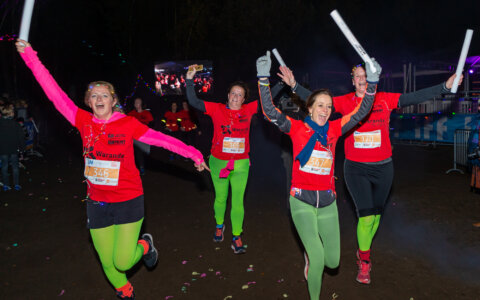 De Warande by Night is een stukje hardlopen met muziek, licht en sfeer