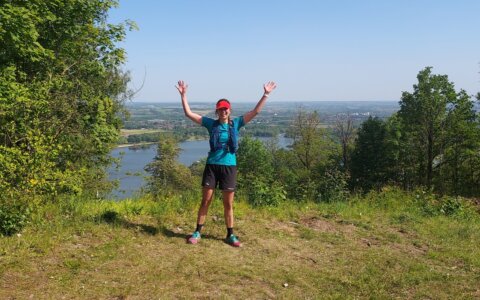 Gabrielle loopt record op de Dutch Mountain Trail