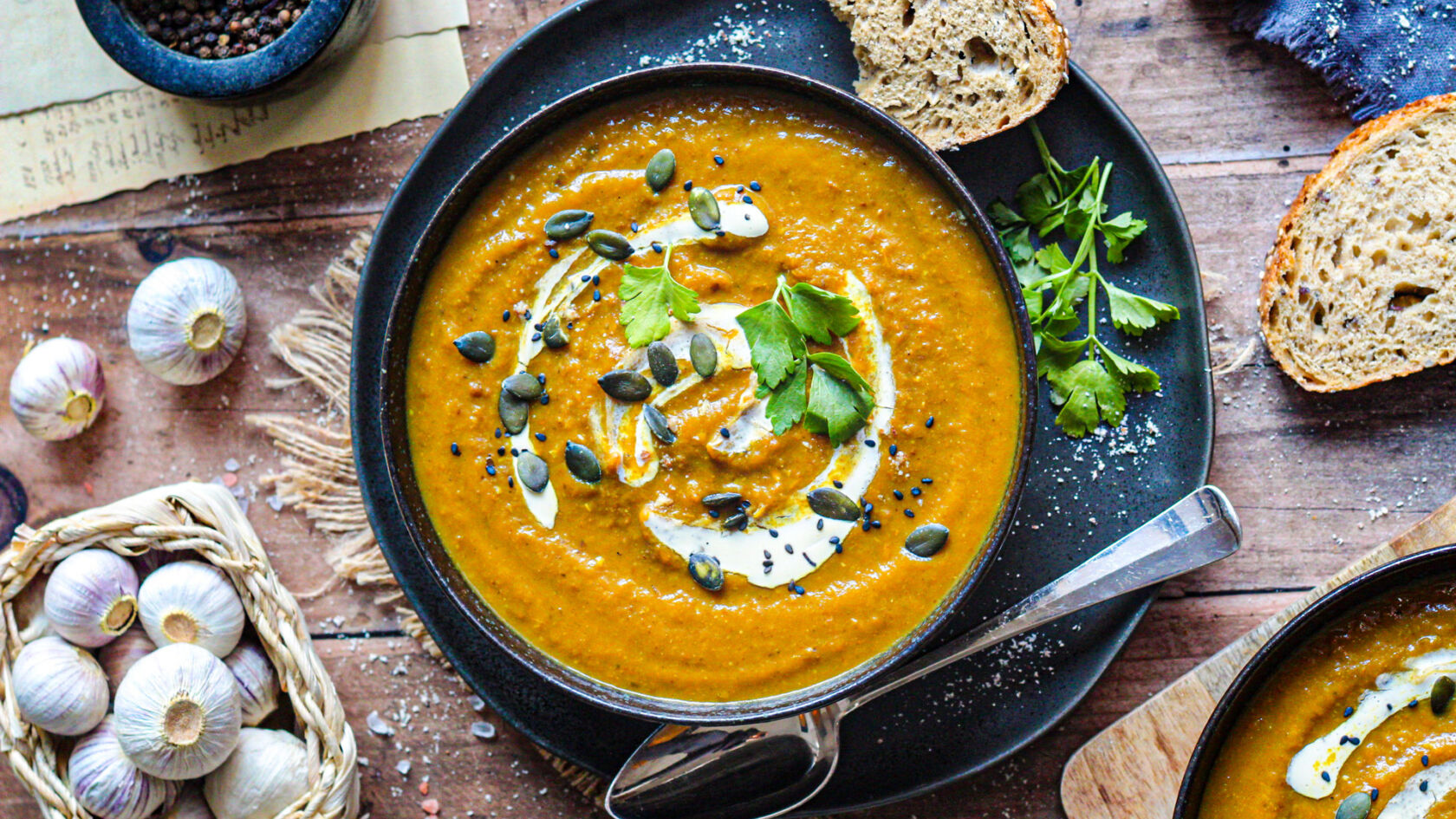 Snelle en makkelijke wortel-linzensoep!