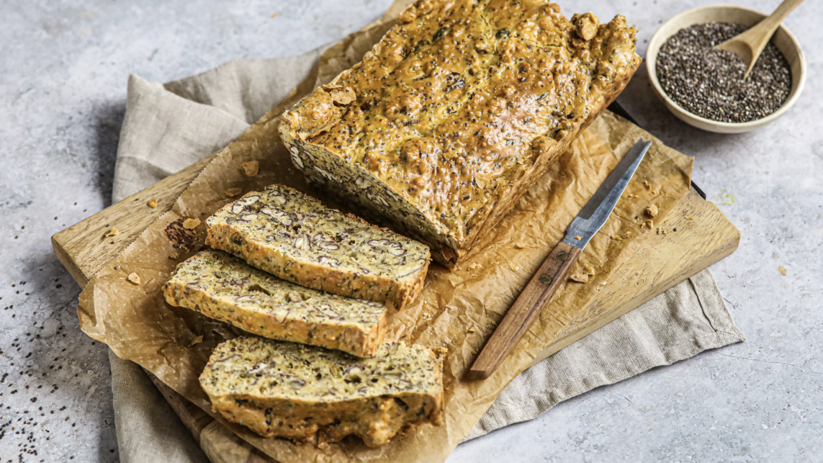 Notenbrood met kikkererwtenmeel