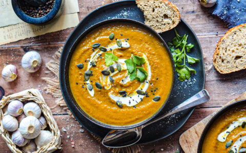 Snelle en makkelijke wortel-linzensoep!