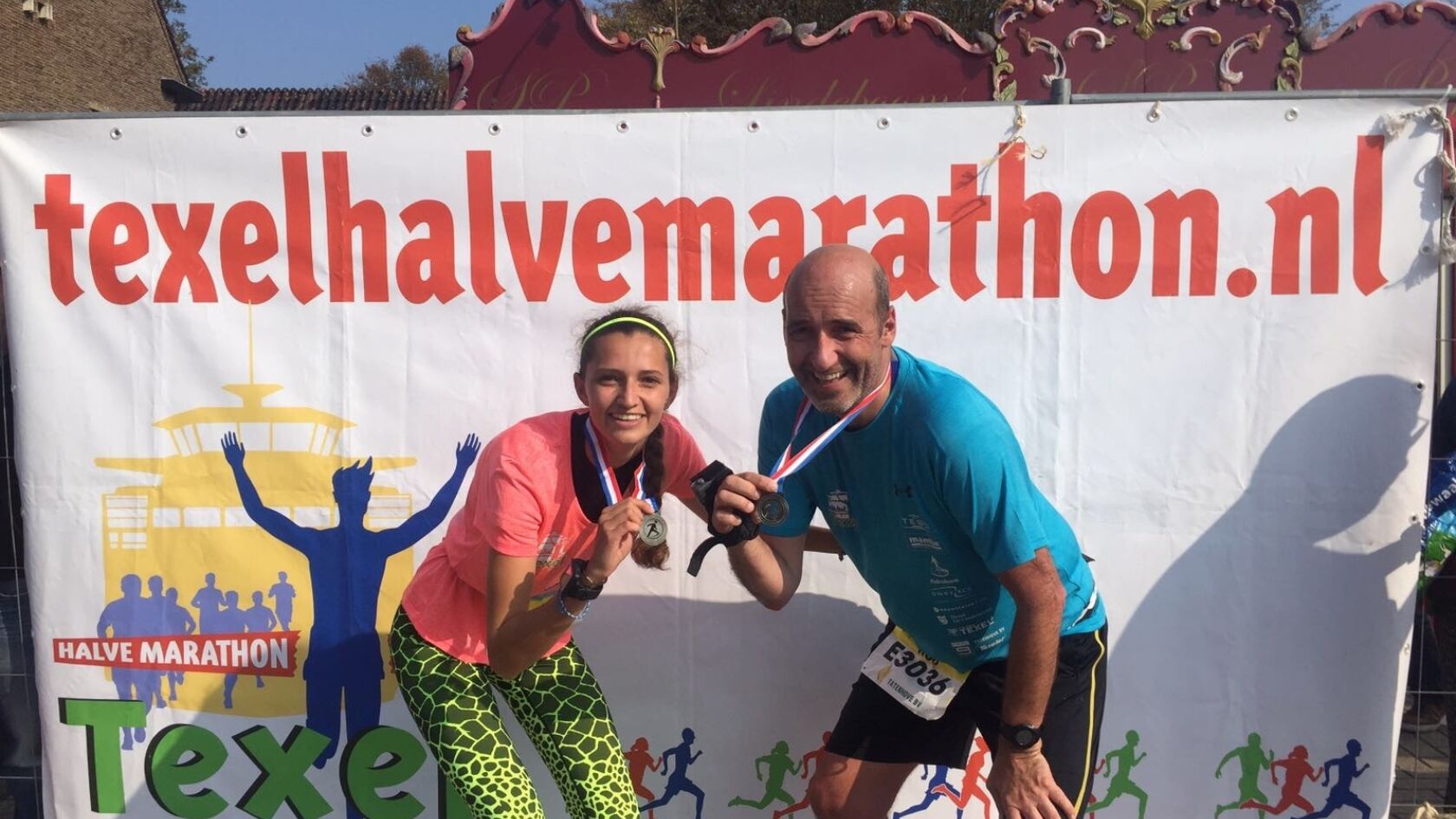 "Alles was eigenlijk even mooi tijdens de Texel Halve Marathon"