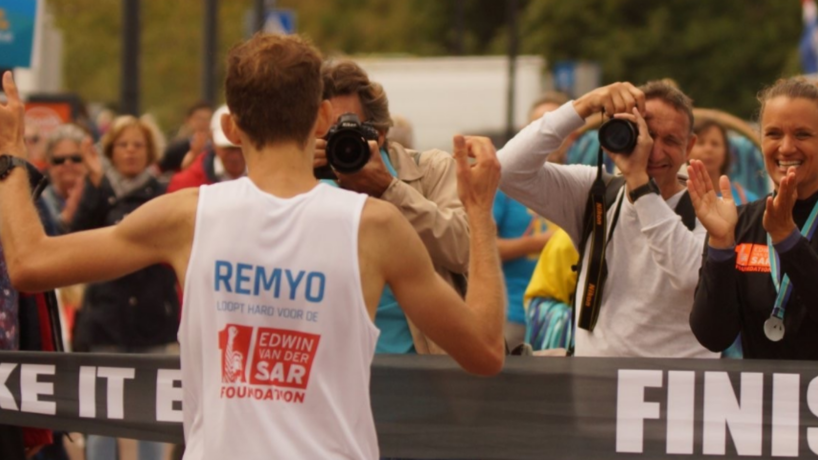 Remyo Tielsema wint drie jaar na hersenbloeding de 10 van Noordwijk