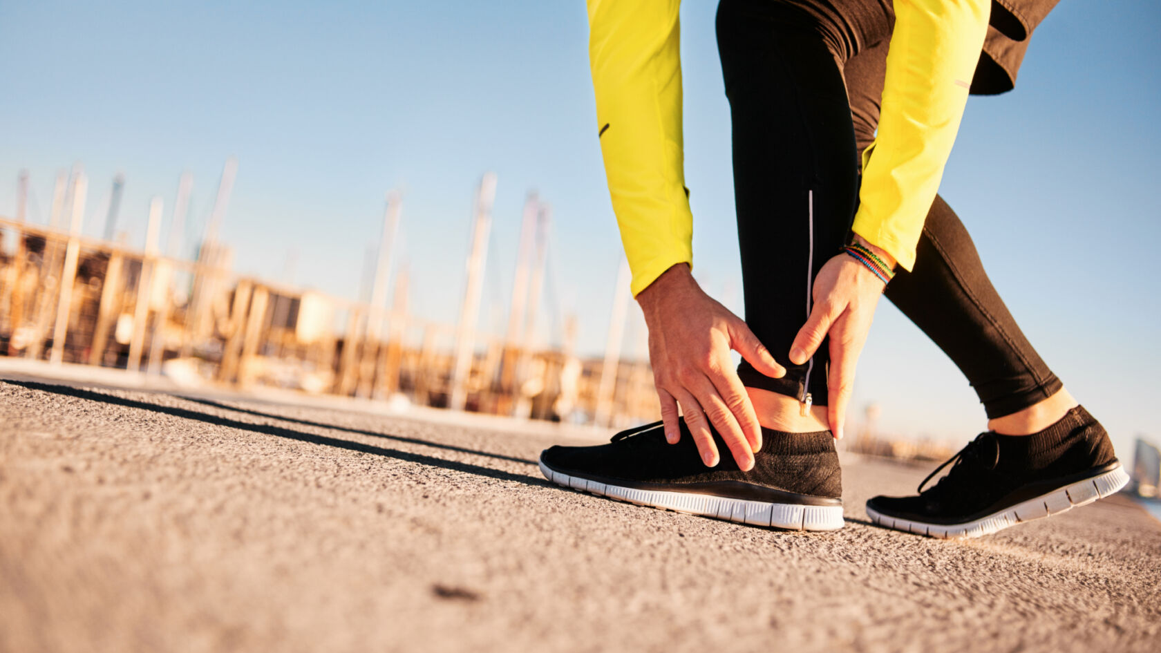 Gas terug bij een stressfractuur