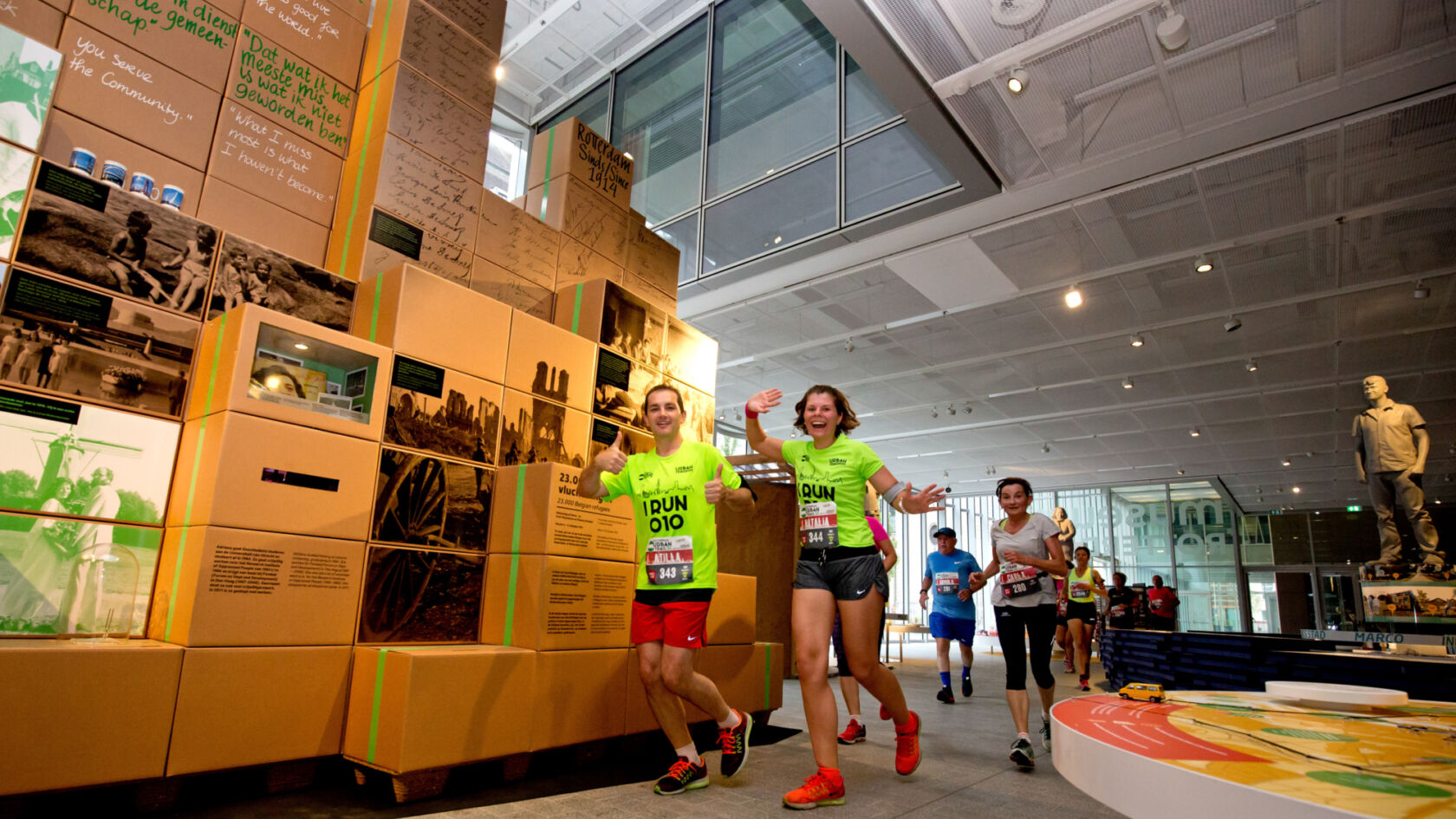 Hardlopen dwars door Rotterdam en Utrecht tijdens Urban Trails