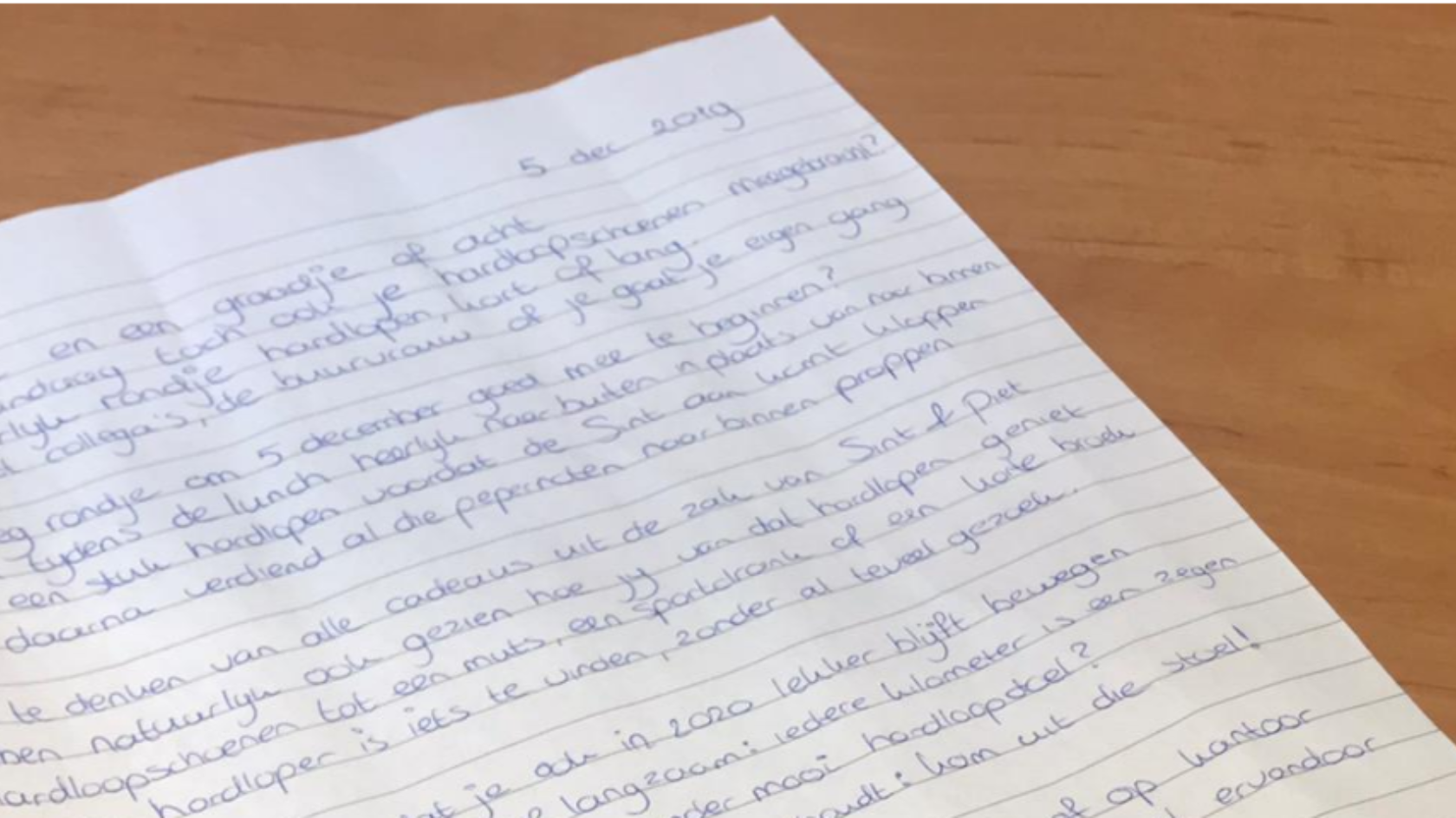 Een gedicht voor alle hardloopliefhebbers!