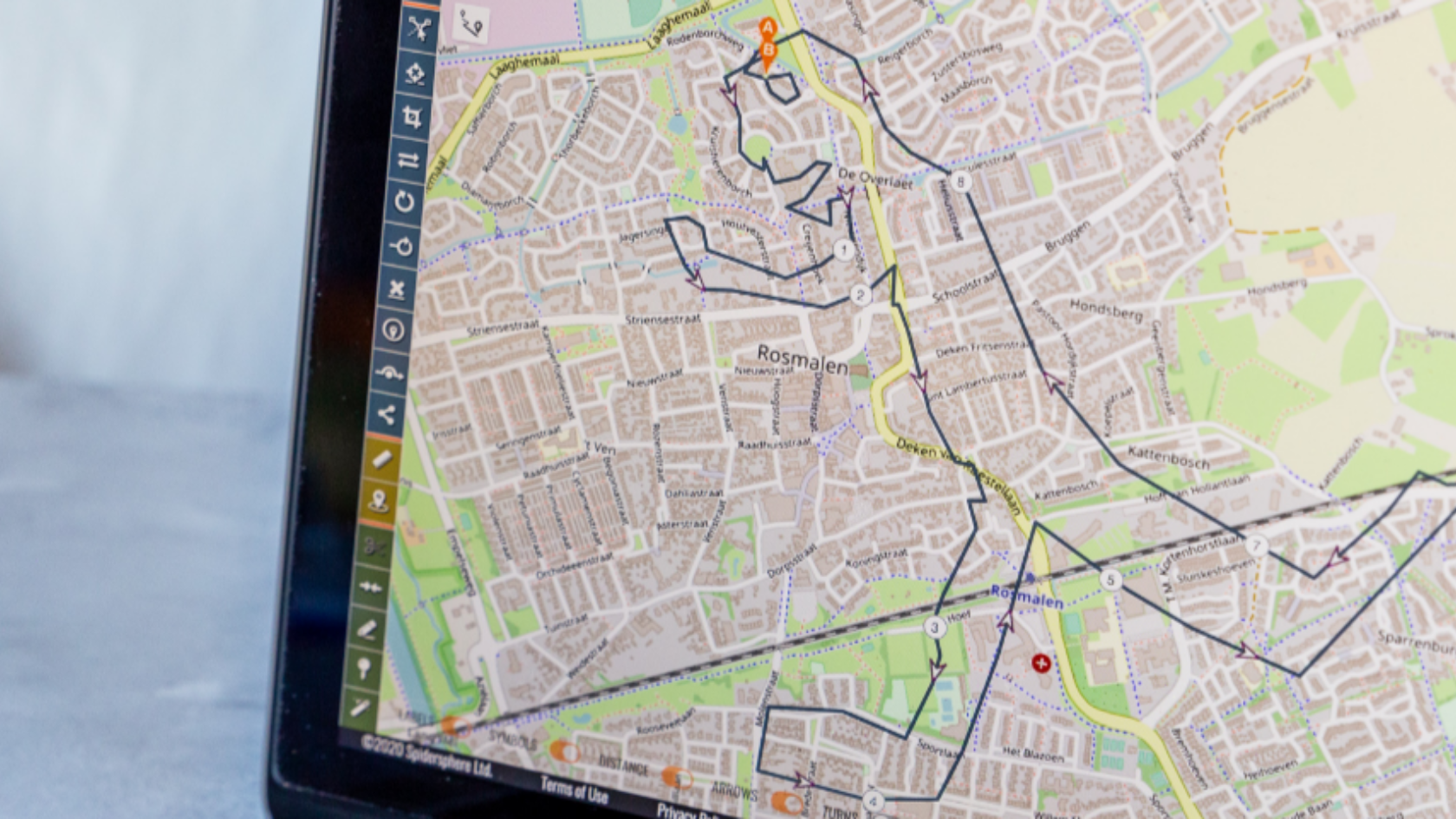 Zo maak je zelf Strava Art