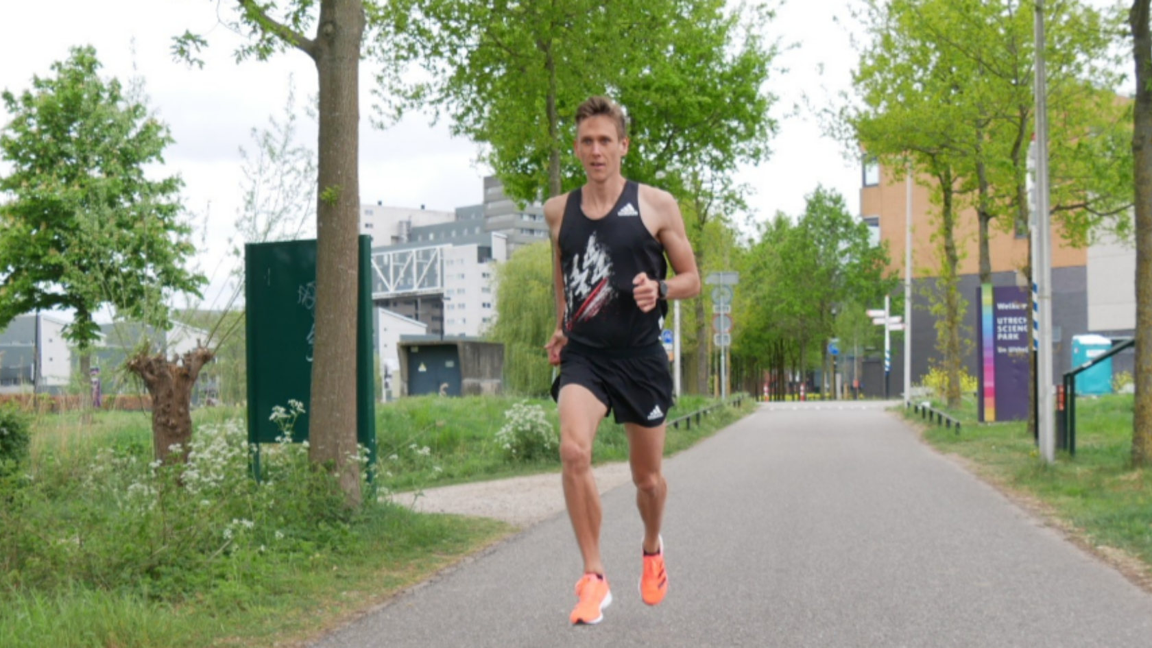 Ren tegen de klok tijdens de CoronaSolo10k run!