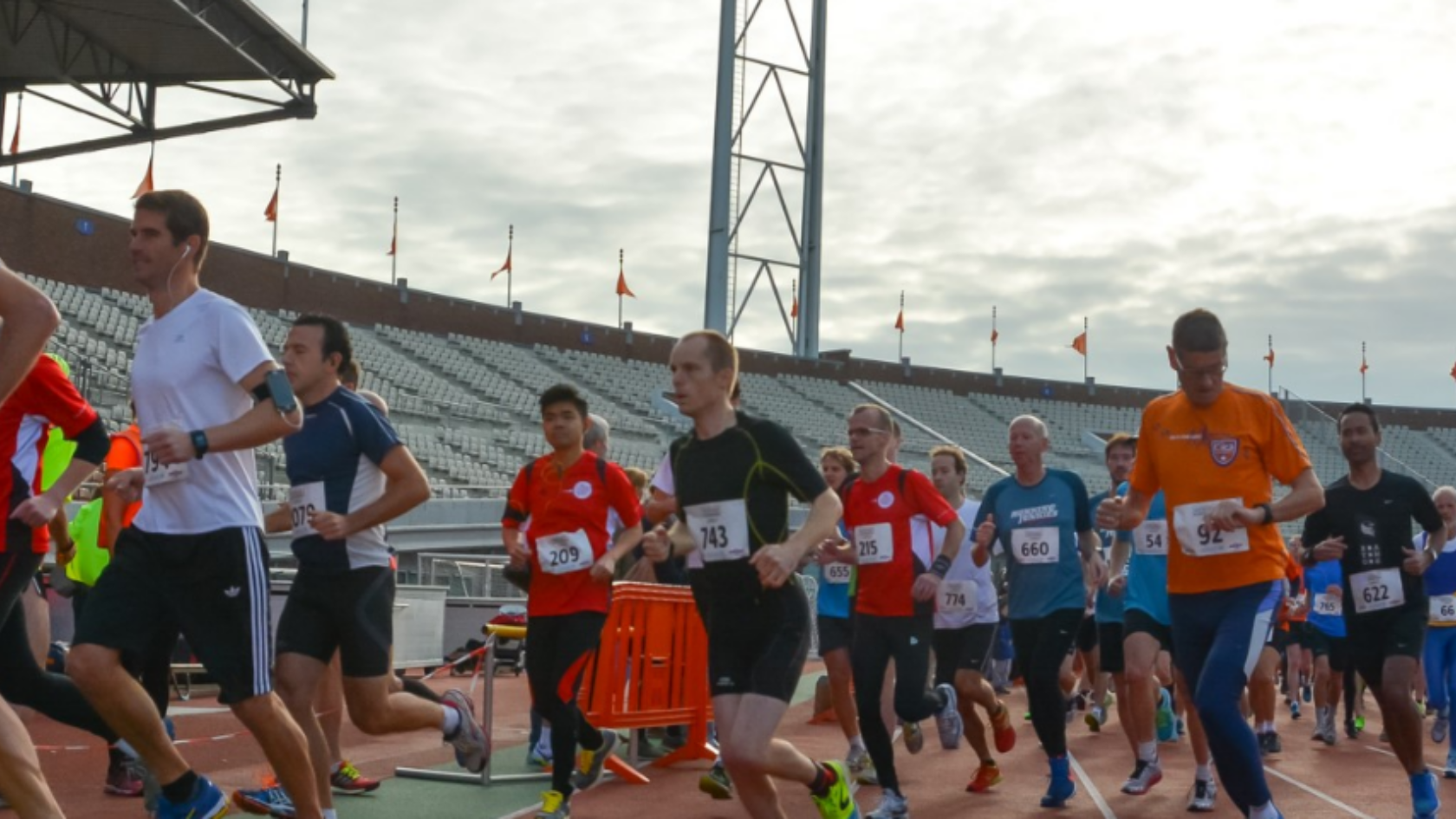 Phanos: trainen in het Olympisch Stadion van Amsterdam