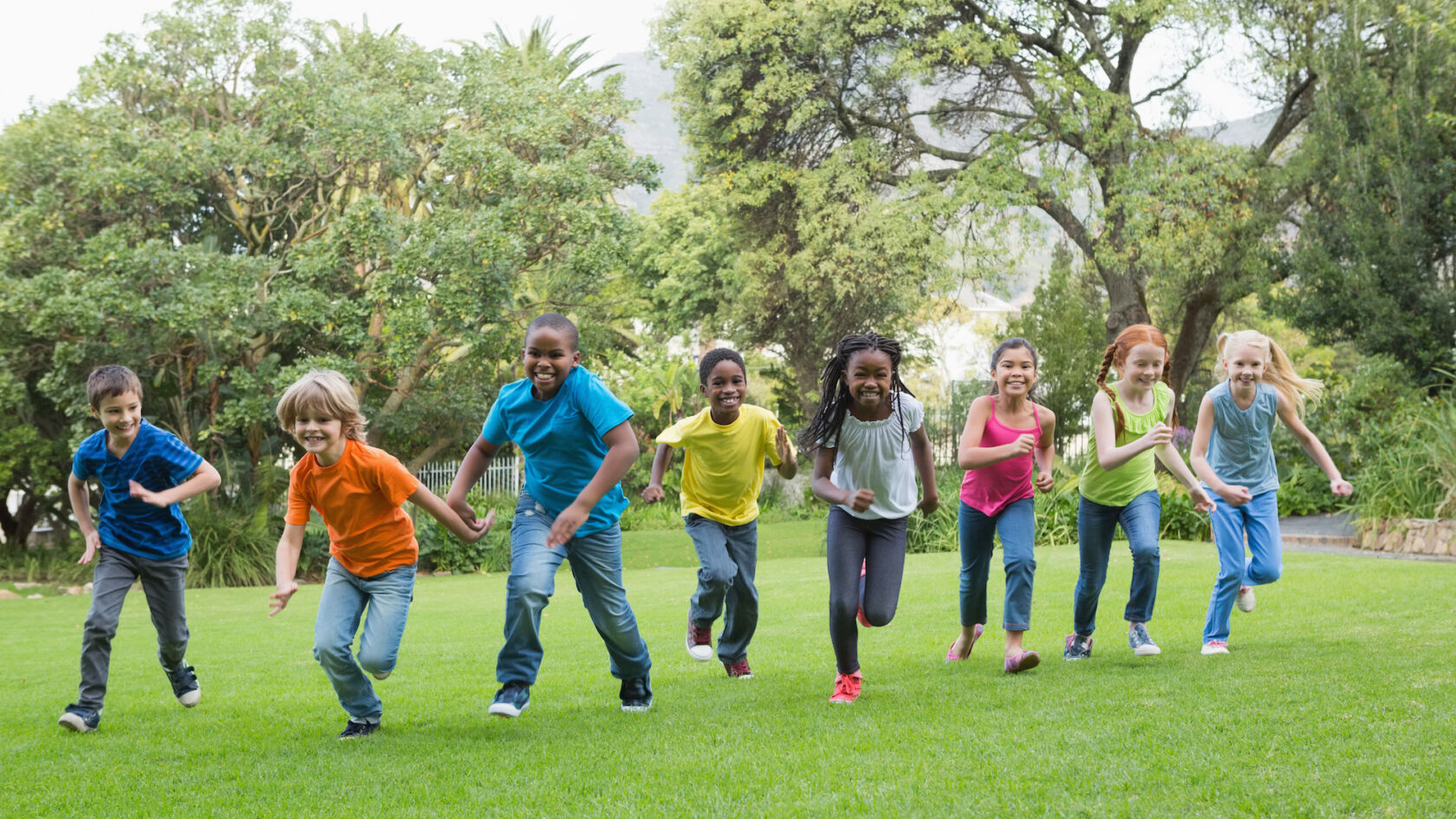 Lachende gezichten op Daily Mile-scholen