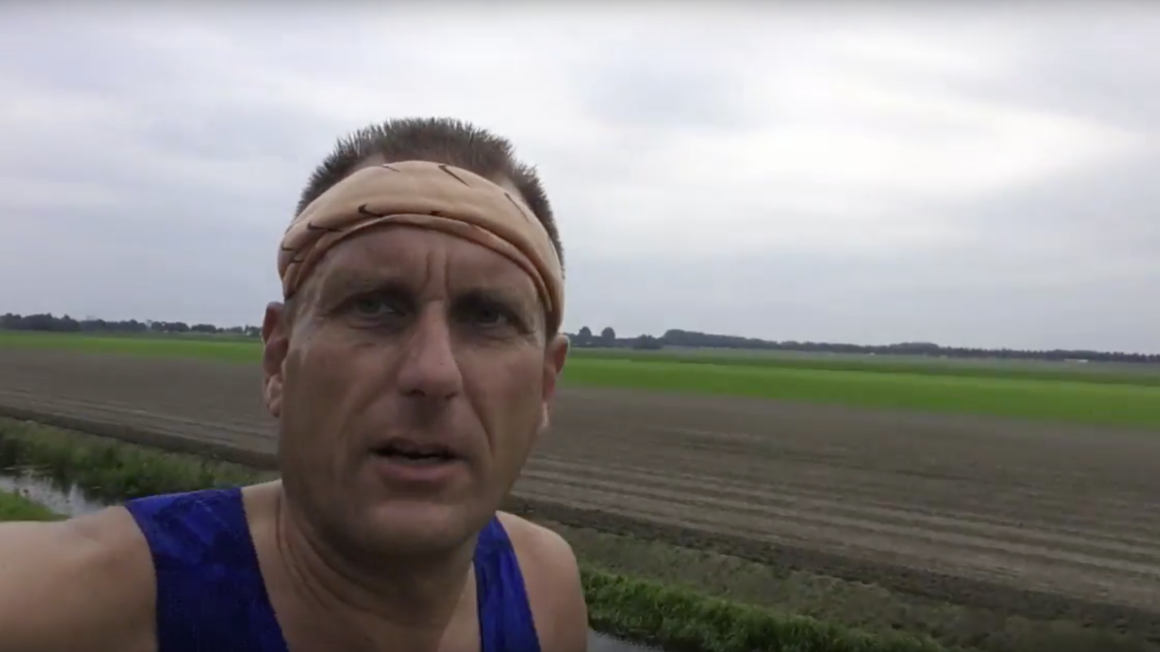 Arjen de Ruyter loopt tijdens Runtember elke dag