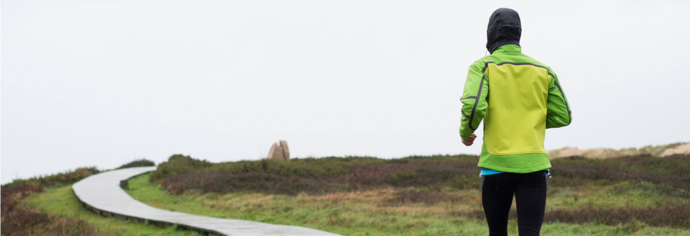 Trainen: door weer en wind