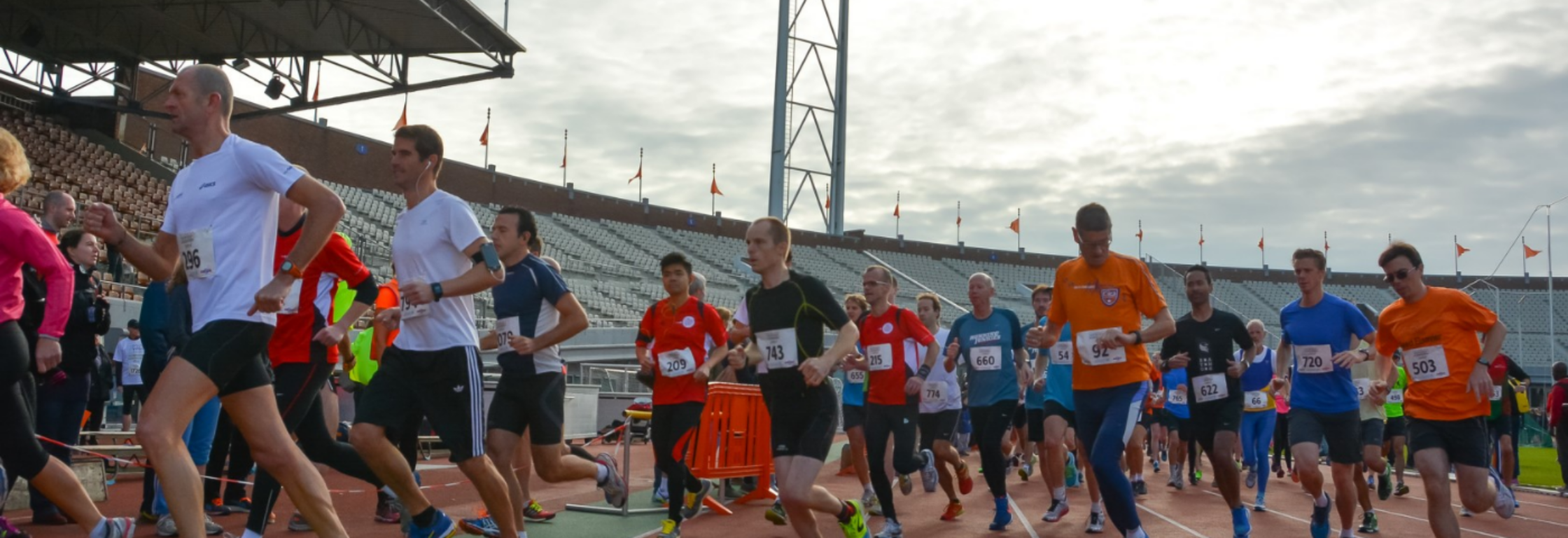 Phanos: trainen in het Olympisch Stadion van Amsterdam