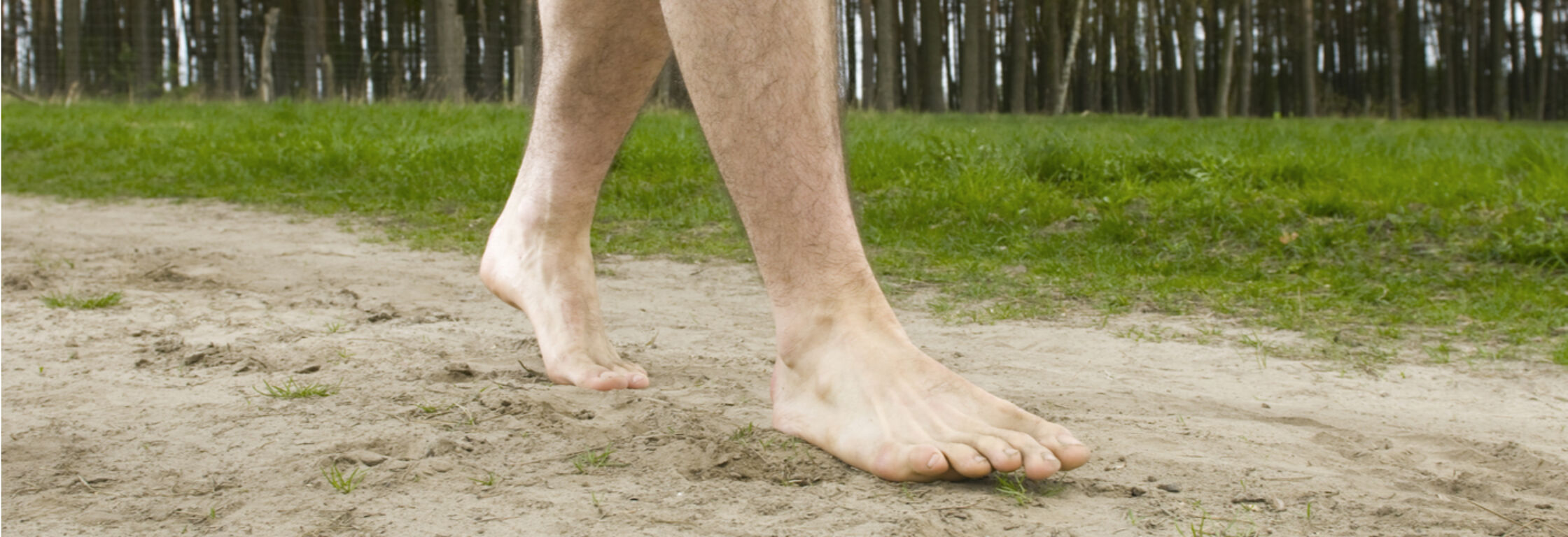 Barefoot runner Bram Vogels