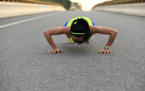 Werk aan je core met push-ups tijdens je training
