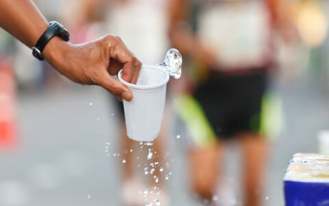 Water station: Stop or keep running?