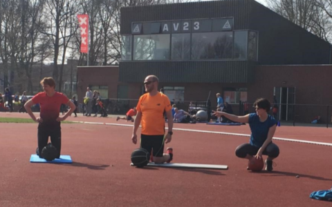 AV 1923: Veel vrijheid, gelegen in groot groen sportpark