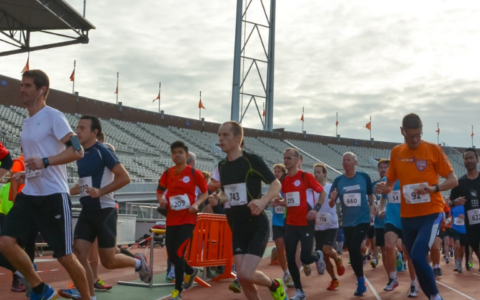 Phanos: trainen in het Olympisch Stadion van Amsterdam