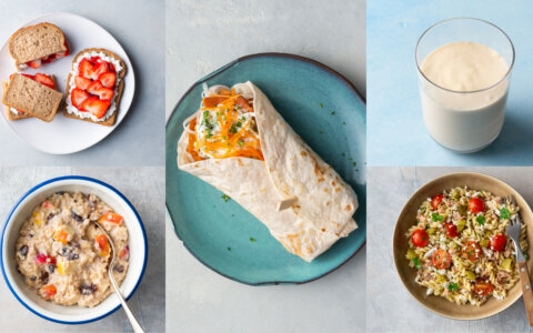 Recept voor energiebalans: dagmenu, optie 2