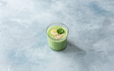 Recept voor weerstand met banaan en spinazie