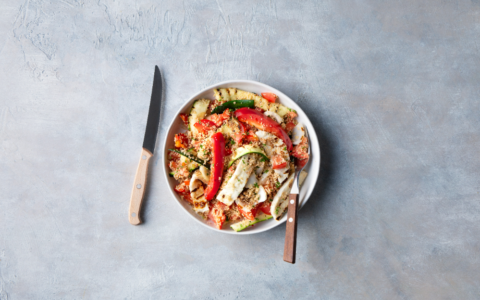 Recept voor vegetariërs met volkorencouscous