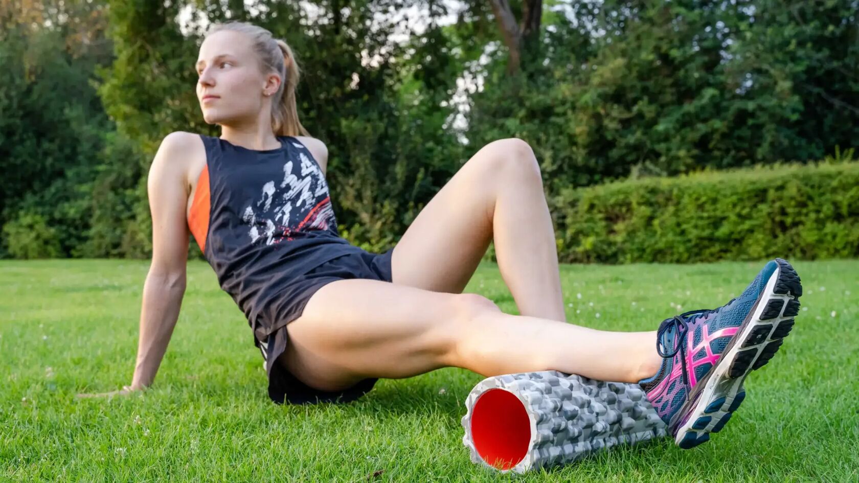 Foamrollen voor en na het hardlopen