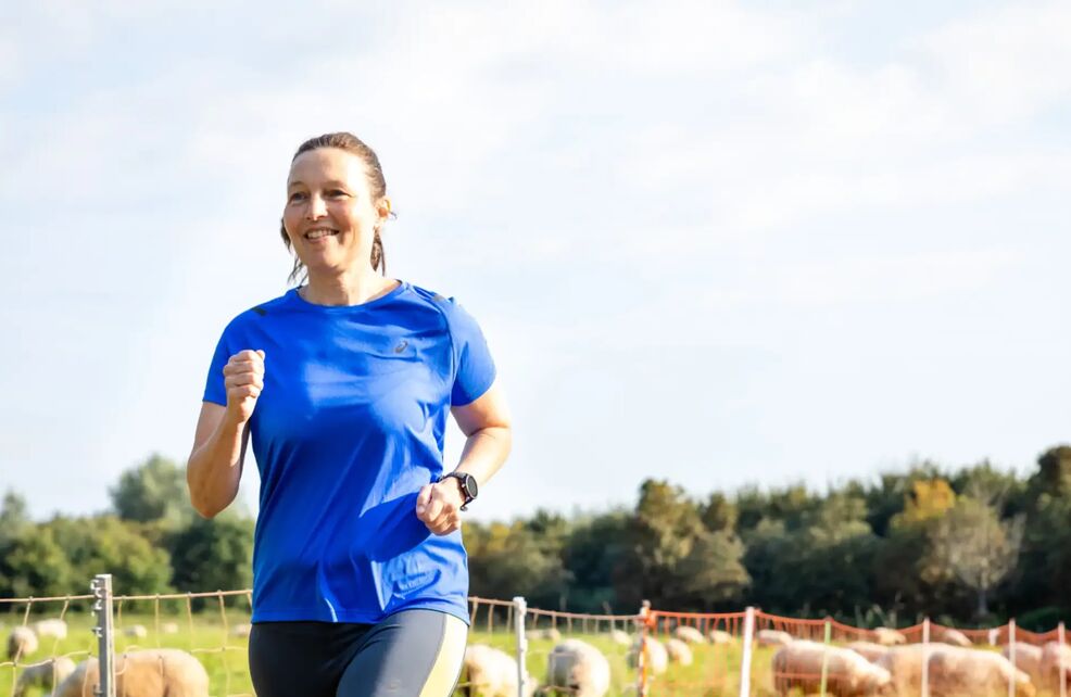 Hardlopen met warm weer