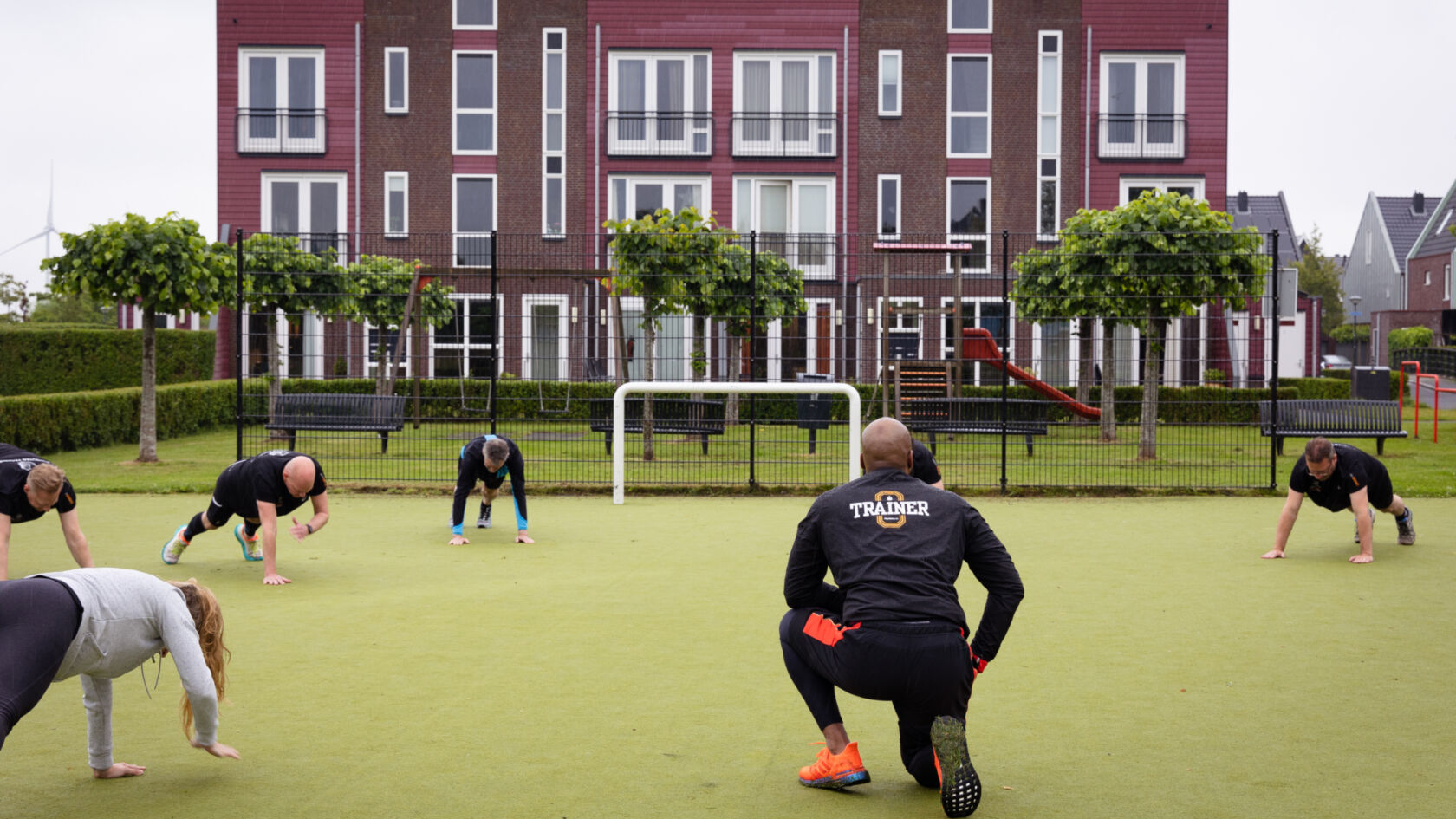 'Je bent al op locatie en de trainer staat klaar’